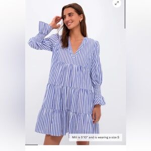 Tuckernuck Blue and White Striped Kenzo Dress